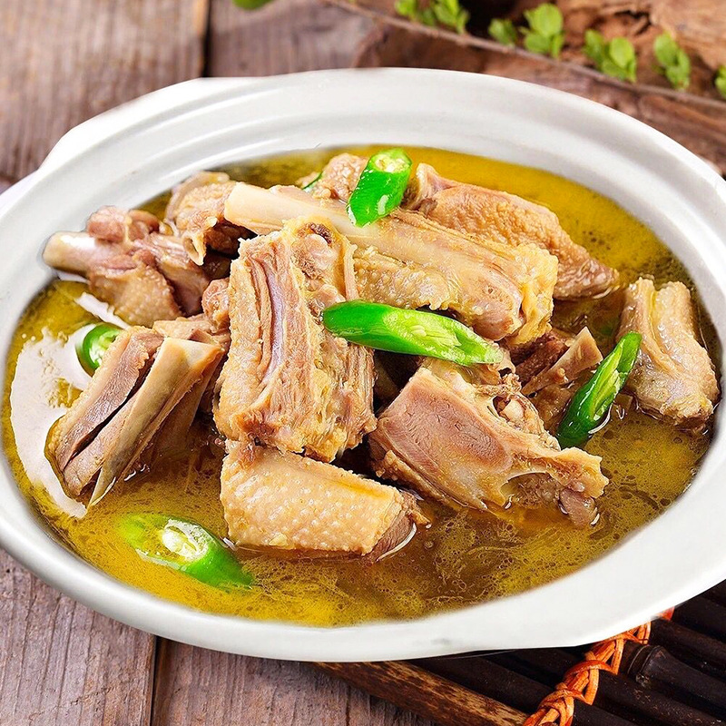 生态鹅980g干锅鹅块酒店饭店餐饮用特色半成品菜私房招牌预制菜