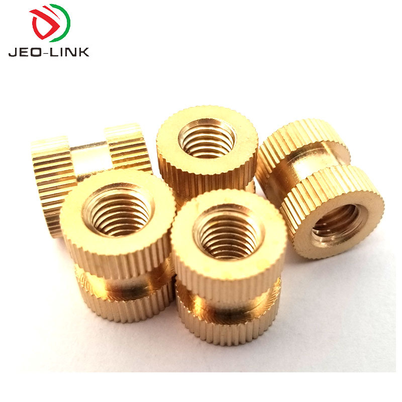 【车件厂现货】m3镶嵌铜螺母通孔预埋铜镶件热熔铜螺母可非标定制