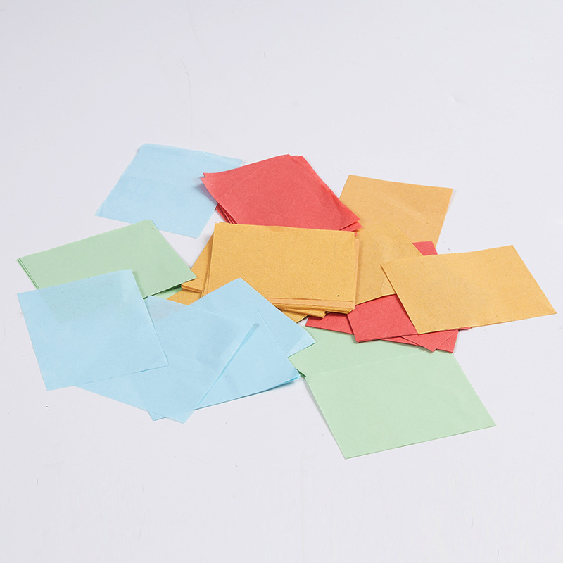 厂家直供彩色手抛纸酒吧气氛道具颜色多选手抛纸互动气氛彩色纸片