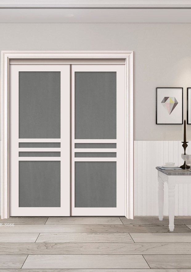 木门定制 谷仓门 移门 简约现代风格卧室厨房推拉门定做