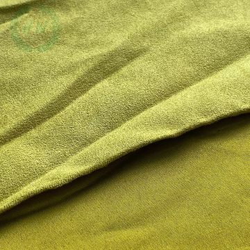 五枚缎麂皮绒 礼盒包装装饰束口袋 梭织色丁底仿鹿皮绒 现货150色