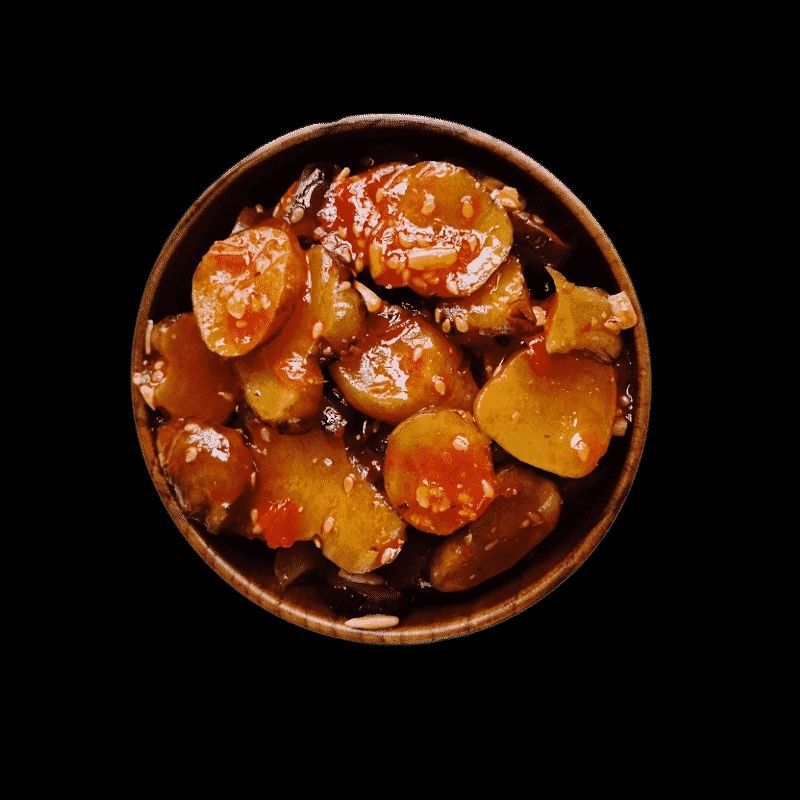 湖北董锦特产洋酱姜开胃咸菜酱菜下饭菜香辣洋姜鬼子姜真空包装