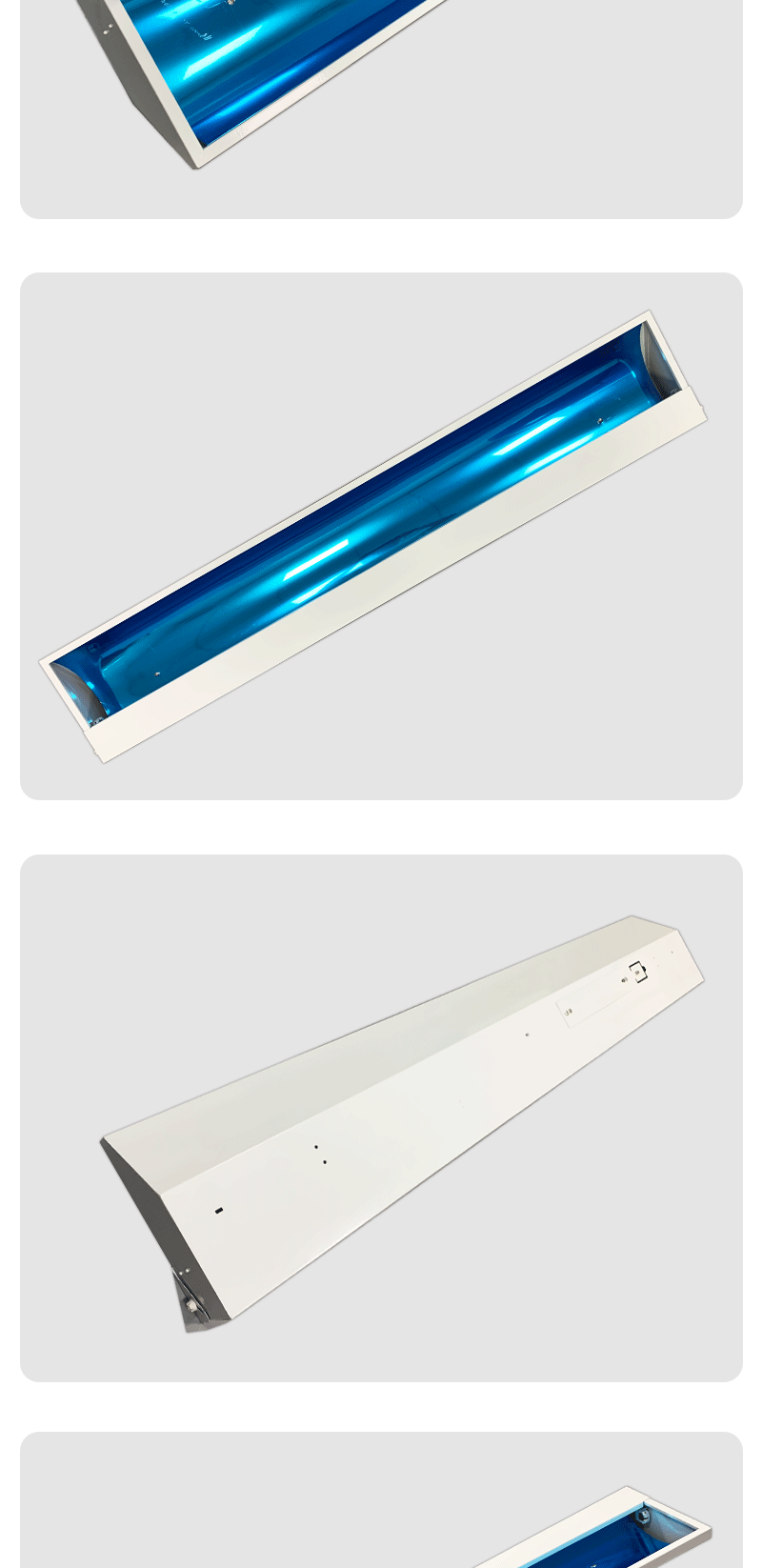 t8可调角度黑板灯 1.2米单管镜面铝旋转黑板灯吊杆式防眩光教室灯