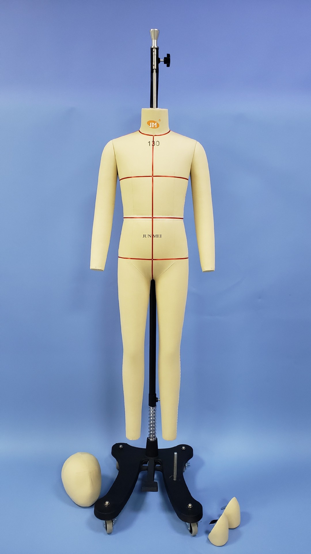 俊美人台 标准童模130码男童 可拆卸头部定制 人体儿童模特 假人