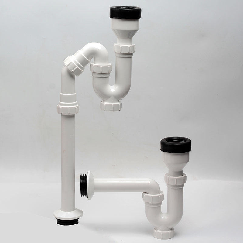 小便器下水管小便斗排尿管小便池直落地排隔臭塑料排污管卫浴配件