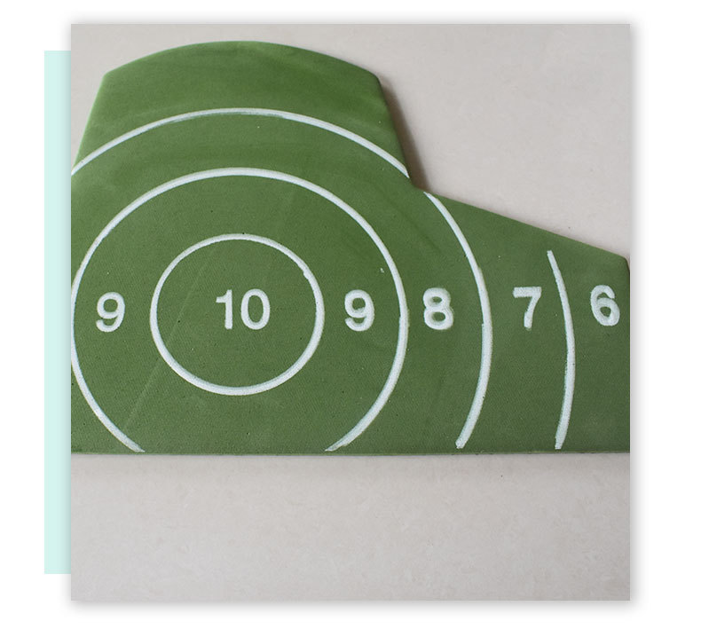 批发射击靶板胸环靶板飞镖盘训练靶牌eva发泡靶军训器材带环靶板