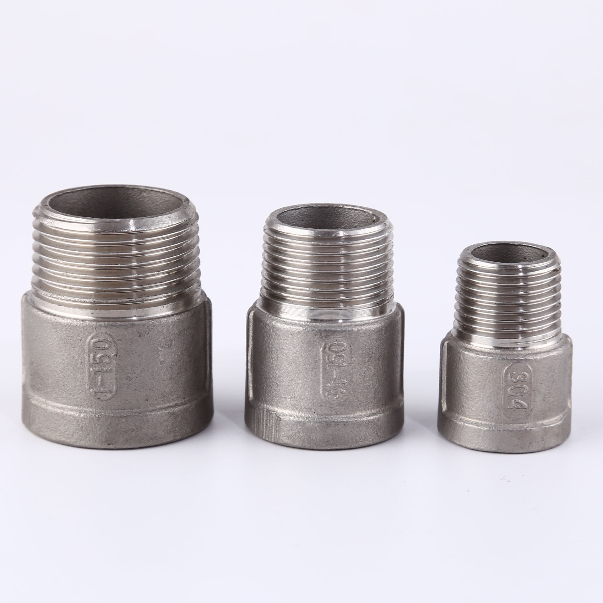 304不锈钢内外丝内外牙内外螺纹管古 管接头接头 不锈钢管件直接