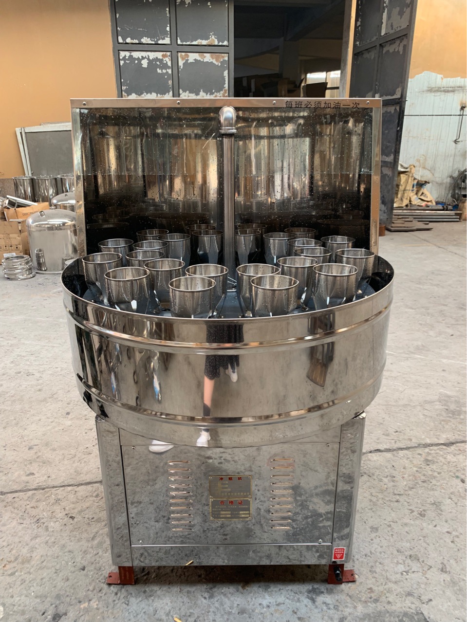 半自动24型不锈钢冲瓶机 白酒玻璃瓶塑料瓶陶瓷瓶洗瓶机冲瓶机