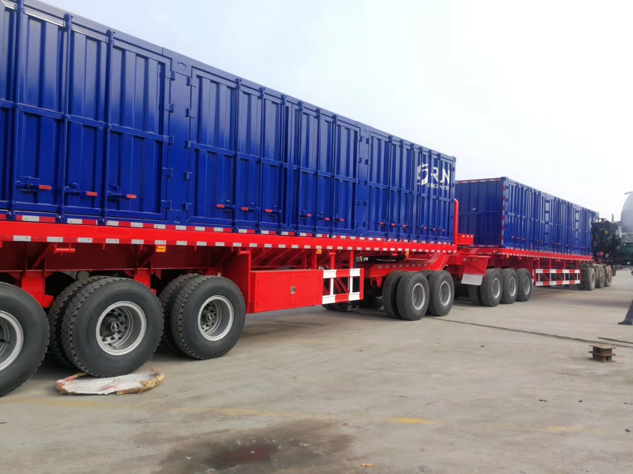 半挂列车,集装箱半挂拖车厂家价格,真正的运输航母