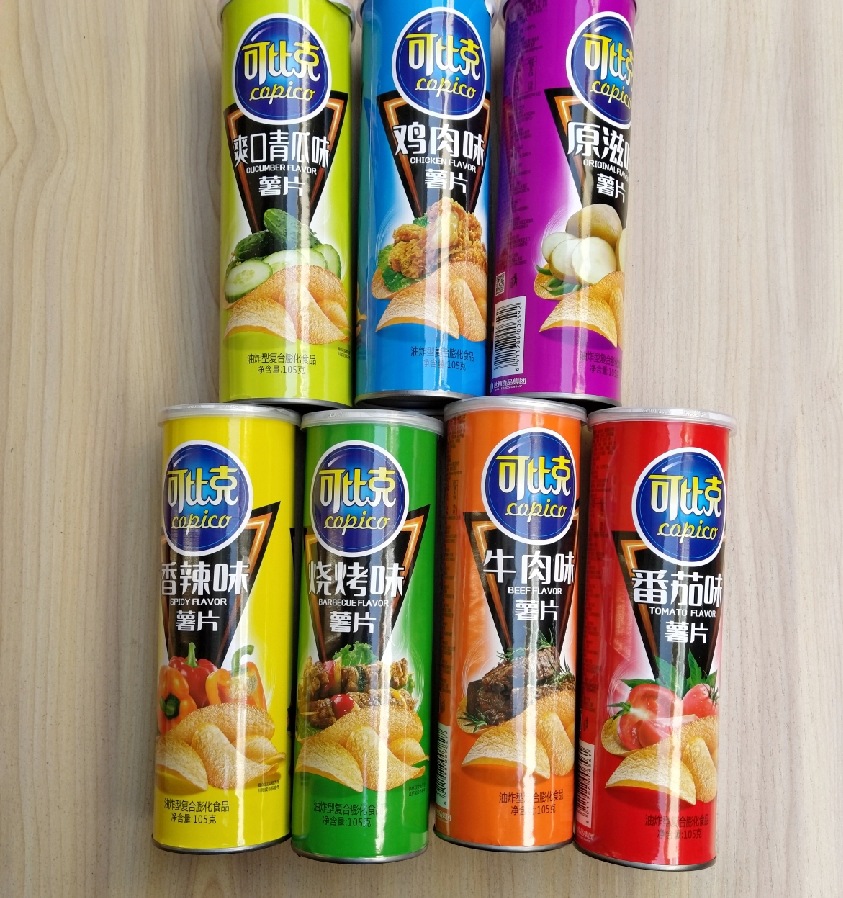 达利园可比克薯片105g桶装多种口味可选 整箱24桶 易碎不退不赔