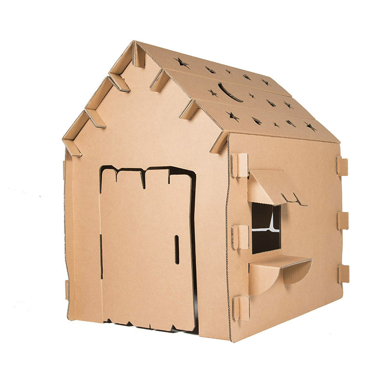 [厂家]儿童纸壳玩具游戏屋幼儿园纸壳板纸箱手工制作汽车恐龙纸房