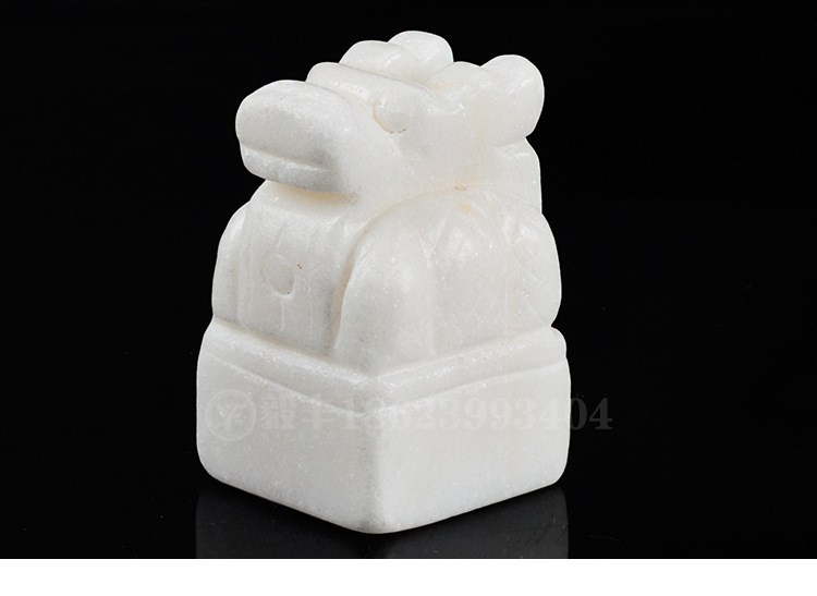 天然玉石雕刻随葬品米黄玉通天官印天然玉石殡葬用品随葬陪葬批发