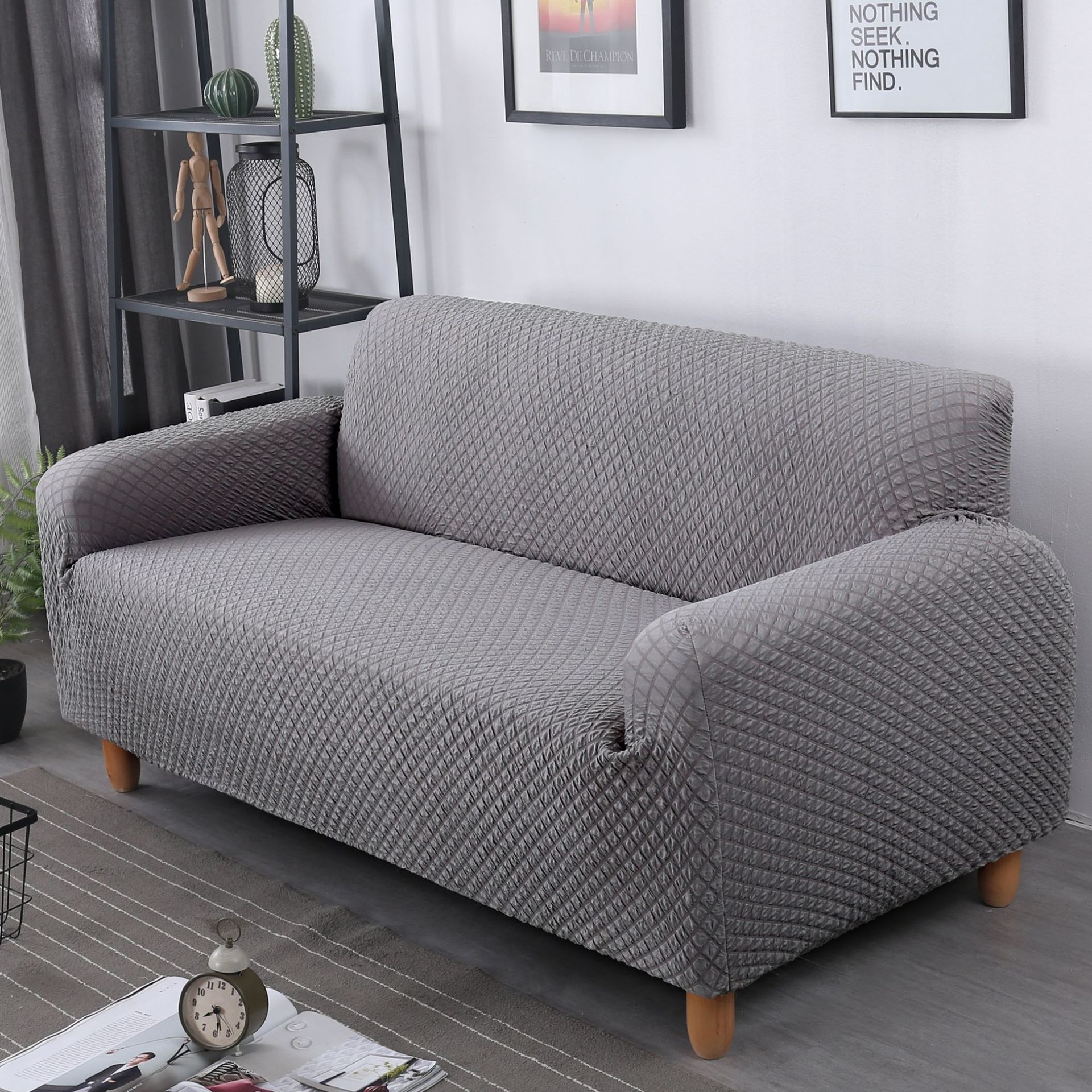 沙发巾盖布日式简约纯棉沙发垫四季通用北欧全包沙发笠套罩-报价