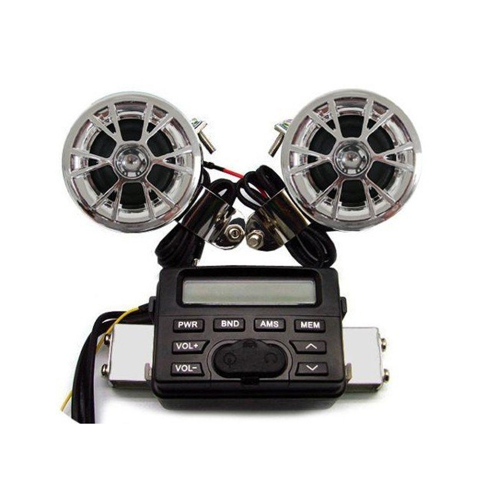 摩托车音响蓝牙套装音响支持外接mp3播放 fm收音 防水音响 ykt723