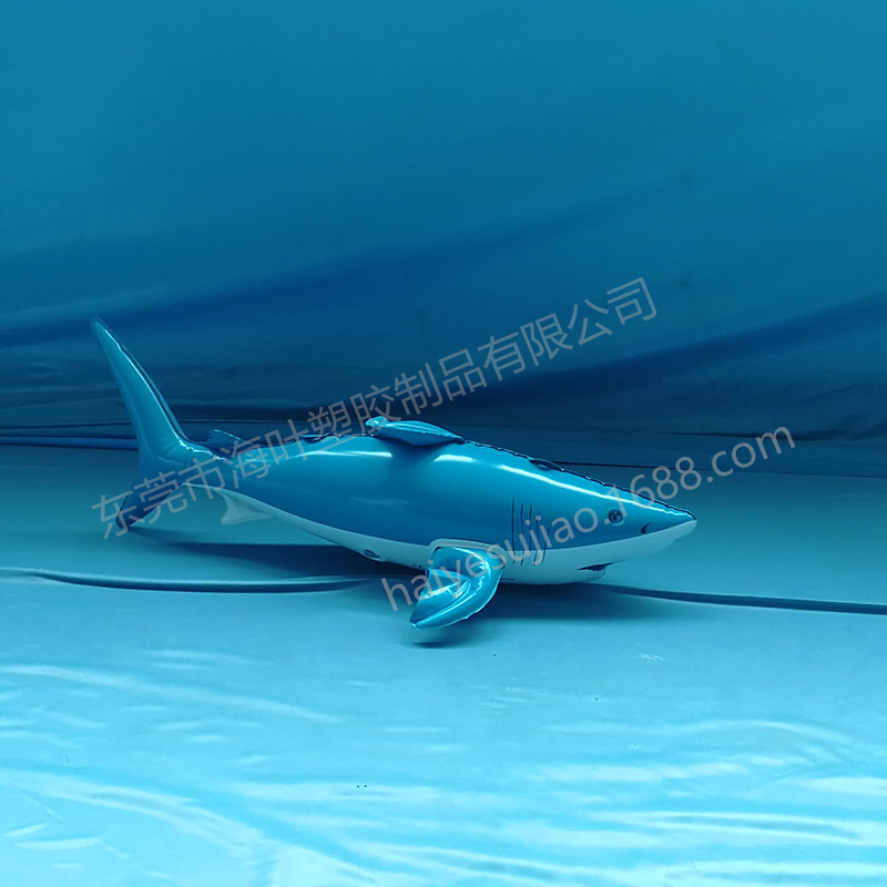 厂家定做 充气pvc玩具鲨鱼 充气海洋鱼模型 可来图定制