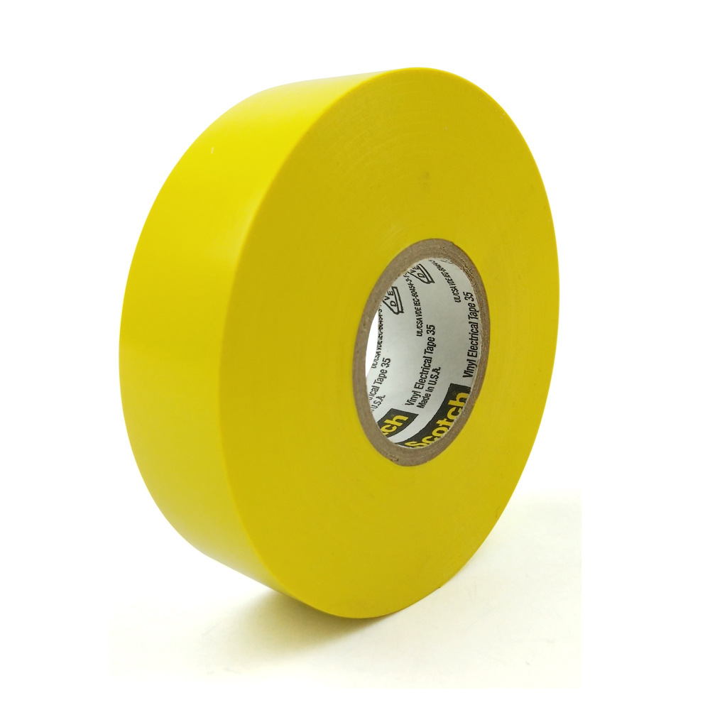 3m35电工胶布绝缘胶布胶带防水黑白胶布pvc阻燃电气电线耐高温