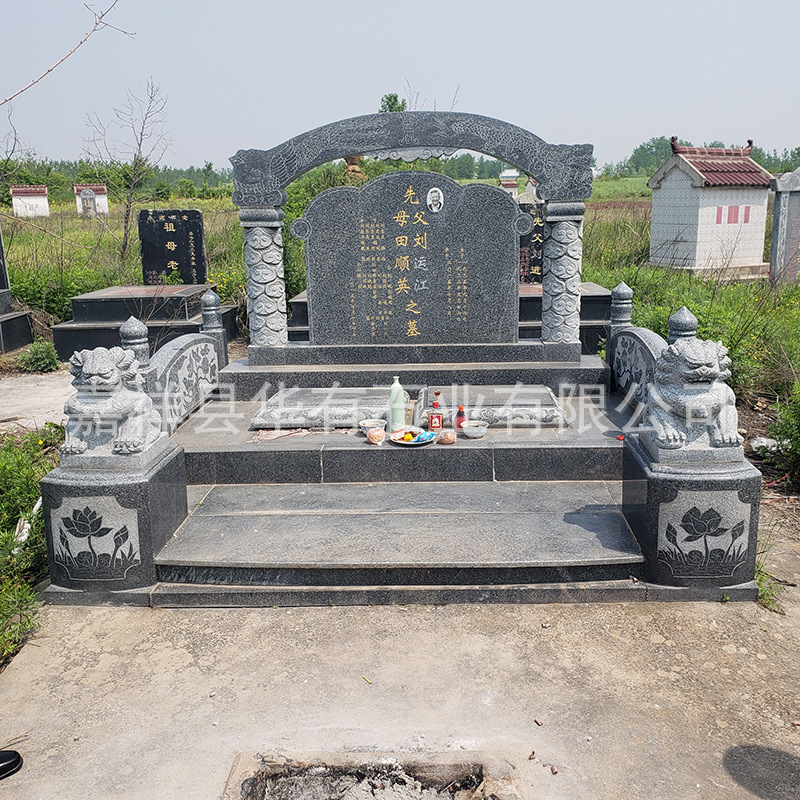 墓碑石碑 山东嘉祥石雕墓碑厂家 农村公益墓碑大全
