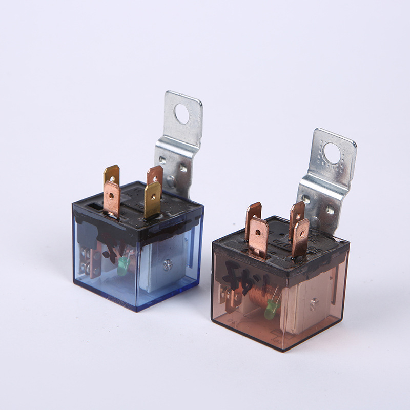 厂家直供汽车继电器12v80a大功率继电器jd1912小型四角继电器