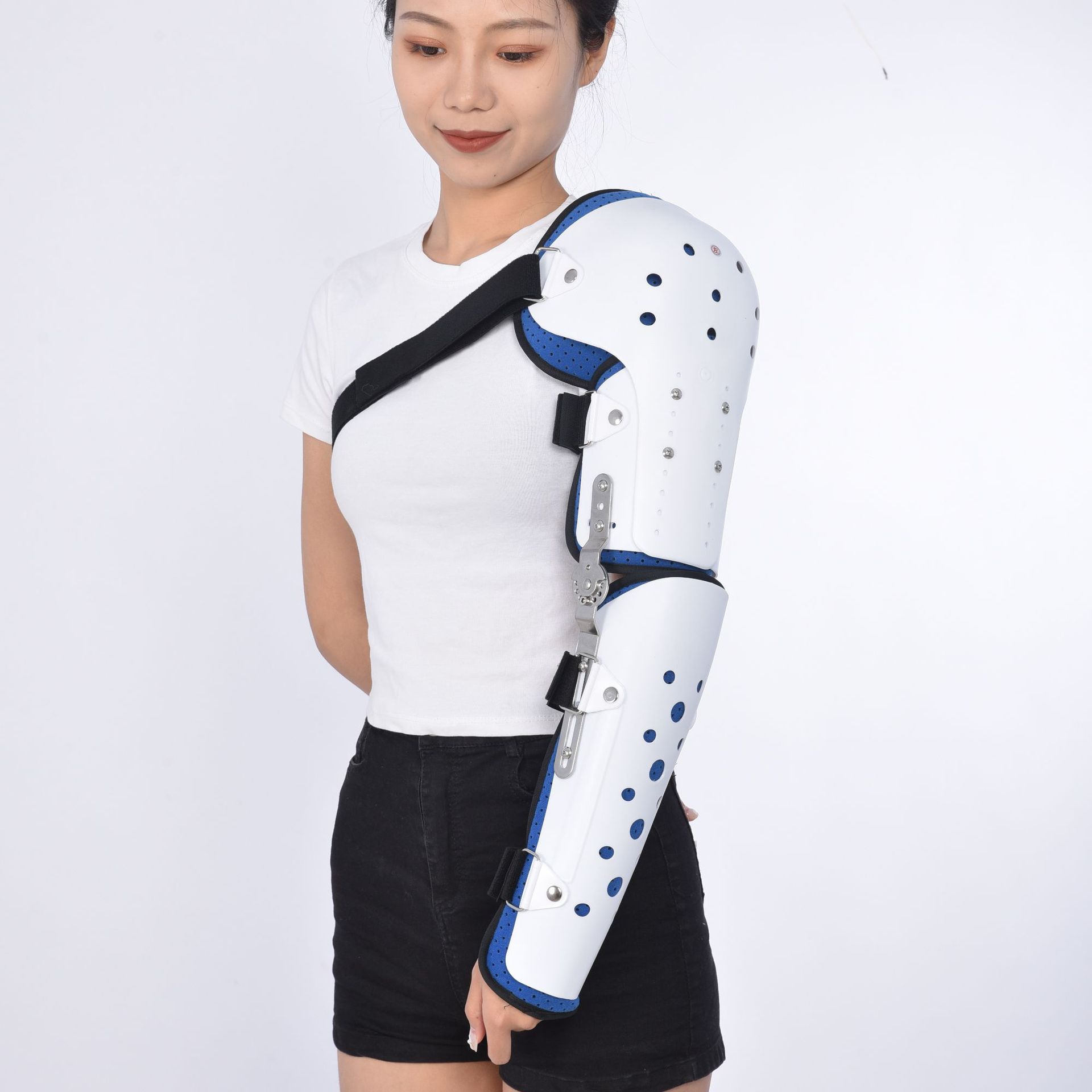 肩肘关节固定支具 肩部固定骨折固定器 肩肘关节支架塑形护具