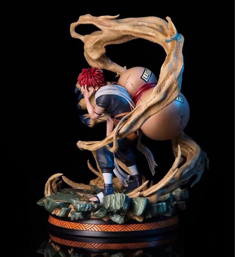 火影忍者 gk 我爱罗 沙暴 狂暴 战斗 雕像手办 盒装公仔模型