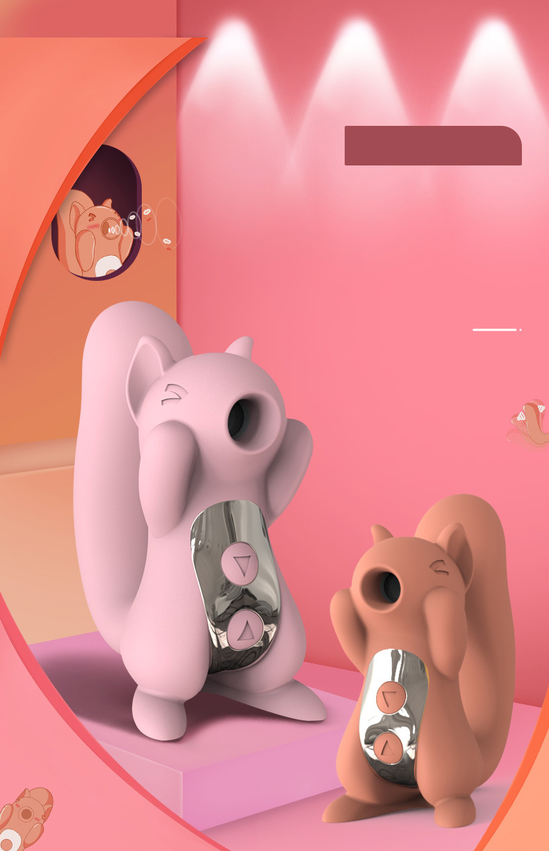 kiss toy miss uu松鼠吸吮按摩器 厂家批发成人用品由外及内刺激