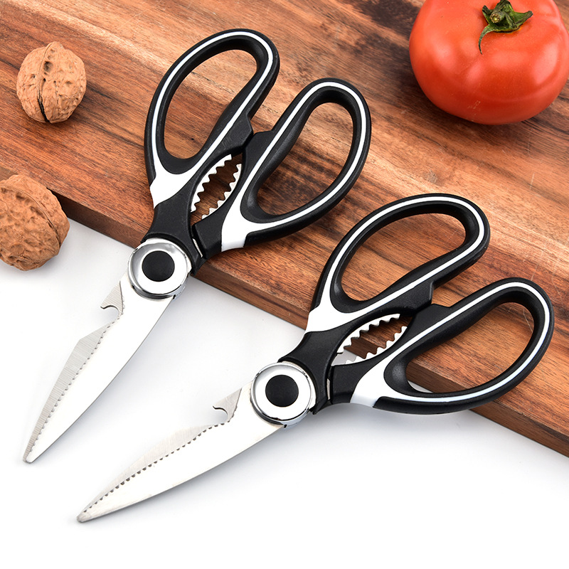 kitchen scissors multi-functional stainless steel scissors household panda scissors strong chicken bone scissors in stock