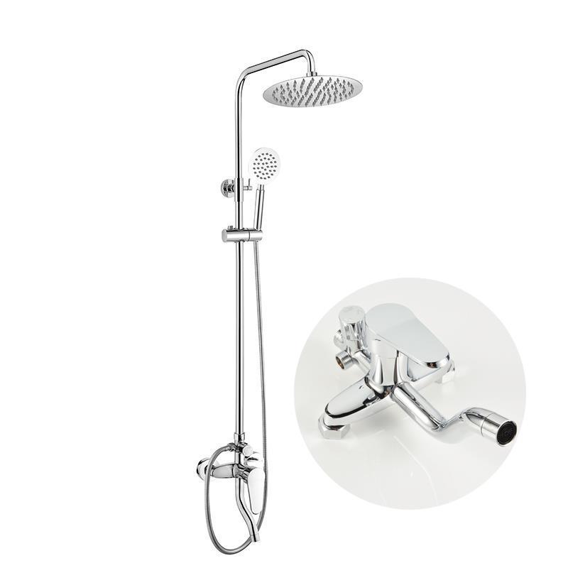 Shower Hand-Held Shower Nozzle Supercharged Lifting Canopy Three-Gear Adjustable Shower Set