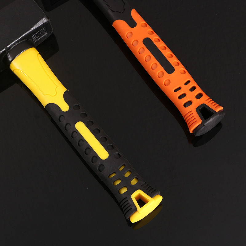 厂家定制短柄石工锤 多规格包塑柄石工锤 家用锤建筑工地四方锤