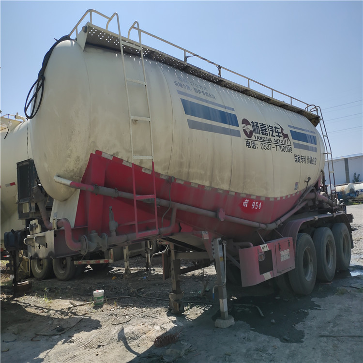 出售杨嘉牌35方二手散装水泥罐车矿粉运输罐车下灰罐车包提档过户