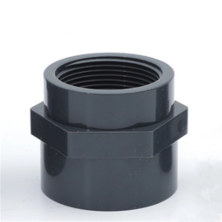 upvc内丝直接 国标塑料upvc给水管件内螺纹 内丝直接 内牙