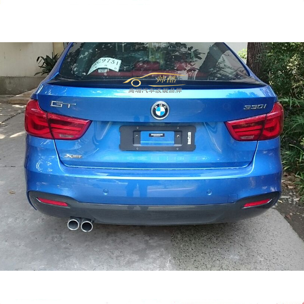 适用宝马3系gt f34 碳纤维尾翼 改装m-t 定风翼上扰流板顶翼 批发