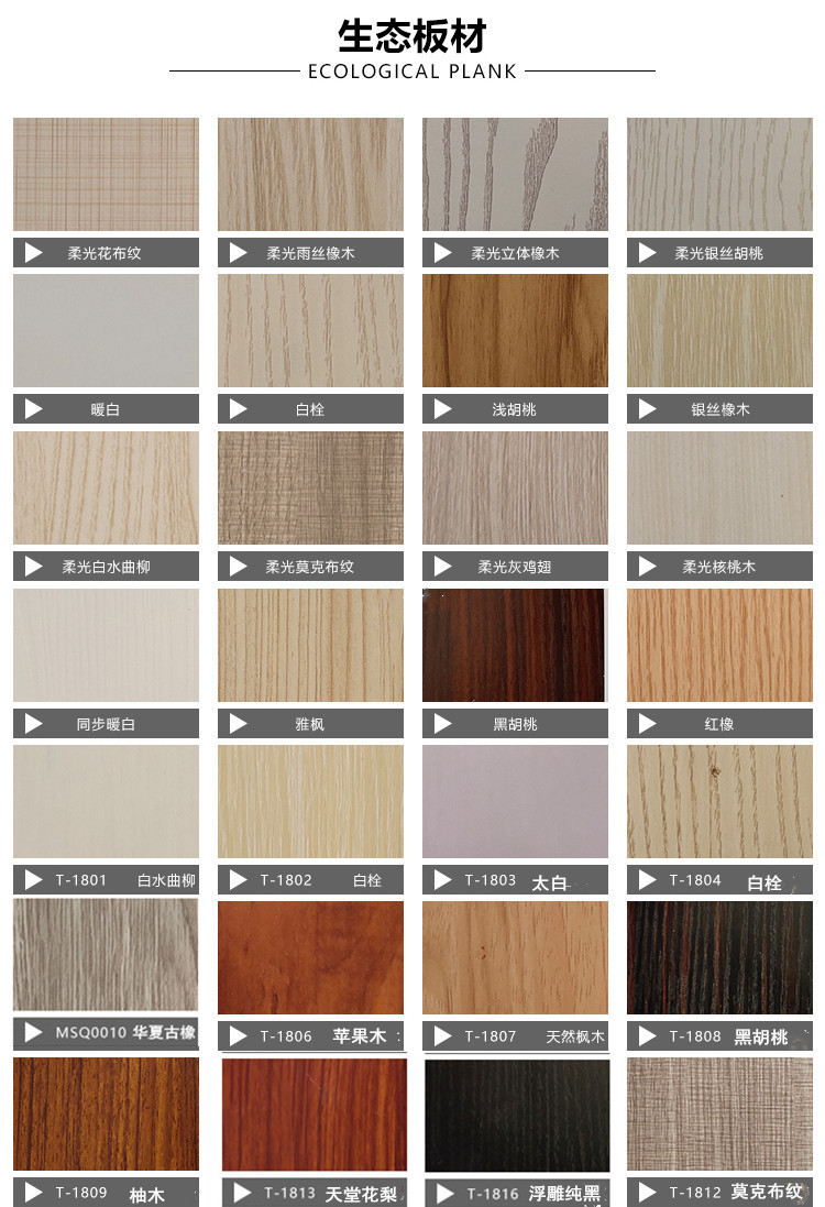 e0马六甲实木免漆板生态板17mm橱柜板衣柜板家具板儿童房专用板