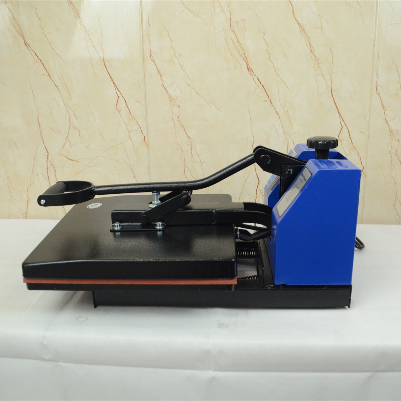 深蓝色 38x38cm 手动烫画机手动烫画机安徽厂家
