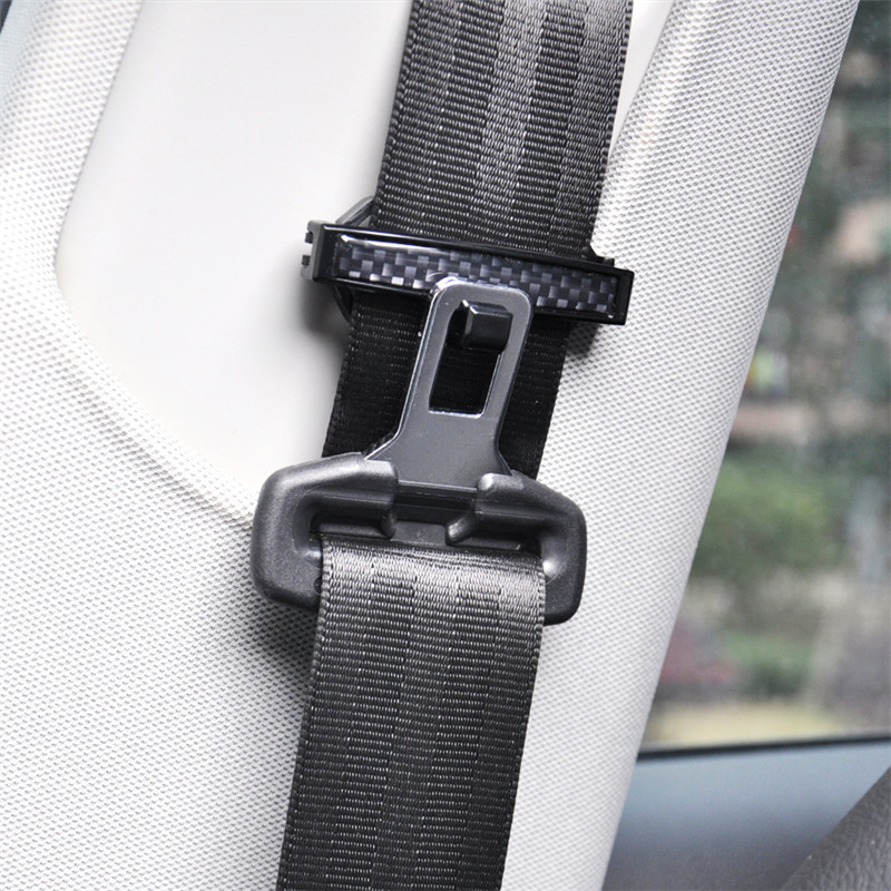 Manufacturers Supply Car Attaching Clamp for Safety Belt Safety Belt Anti-Strangulation Belly Elastic Buckle Regulator 2 Pack