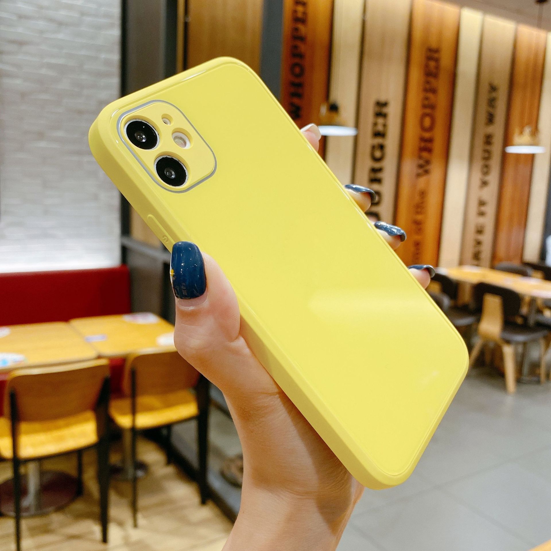 适用iphone 11pro max直边液态硅胶手机壳秒变苹果11液态玻璃壳xr