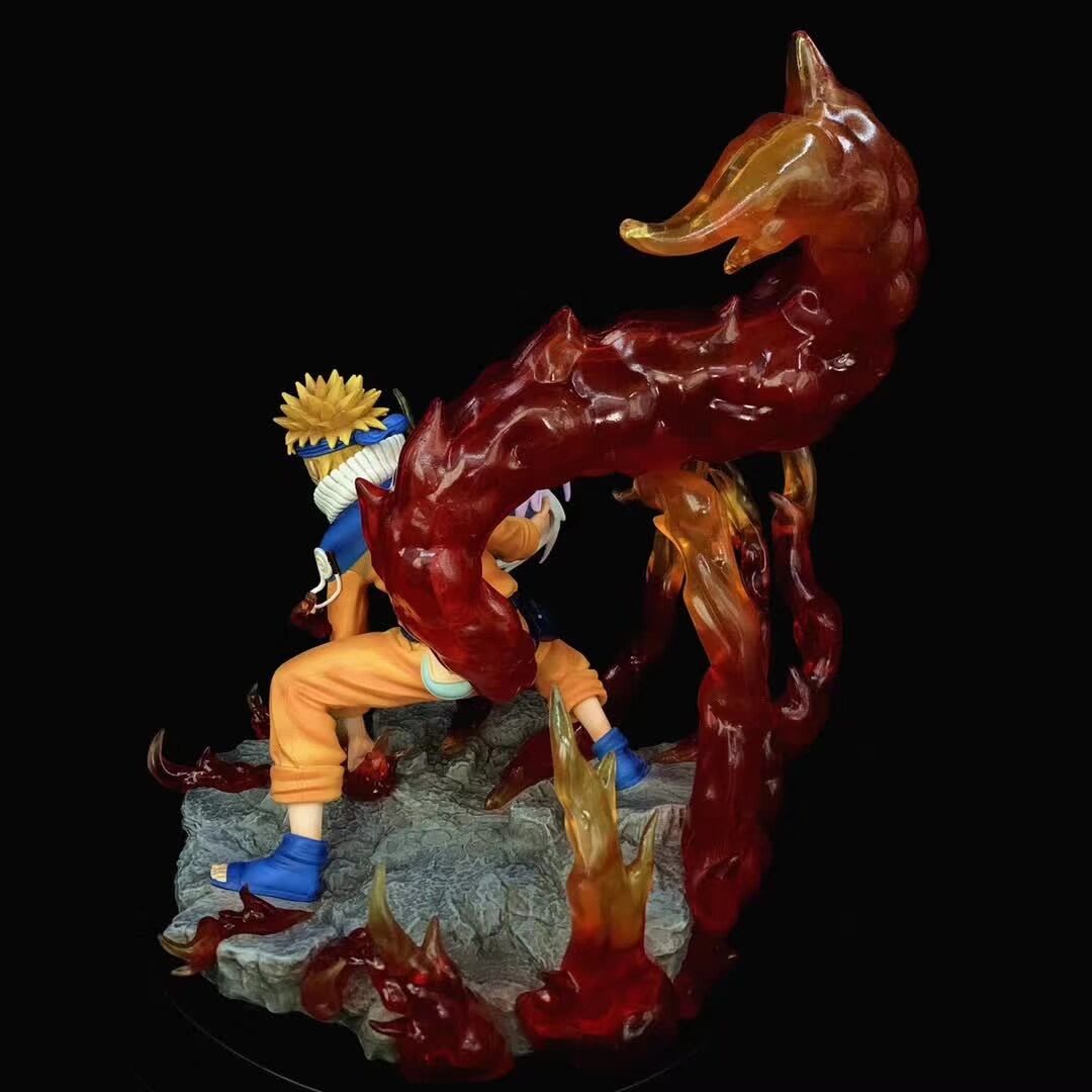 火影忍者 终结之谷 宇智波佐助 gk 大手咒印 cs鸣人 雕像手办模型