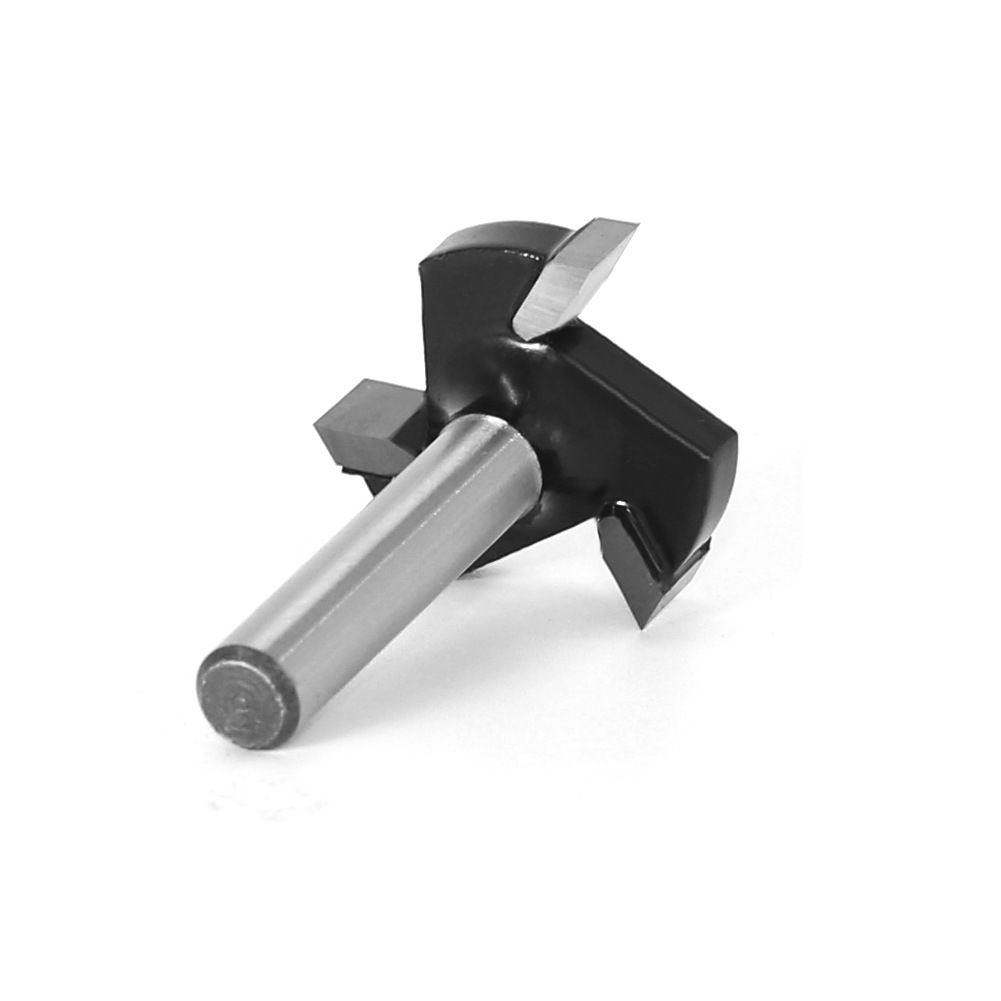 1/4柄6柄三刃t型刀槽口刀开槽刀木工铣刀拉槽铣刀t型榫刀