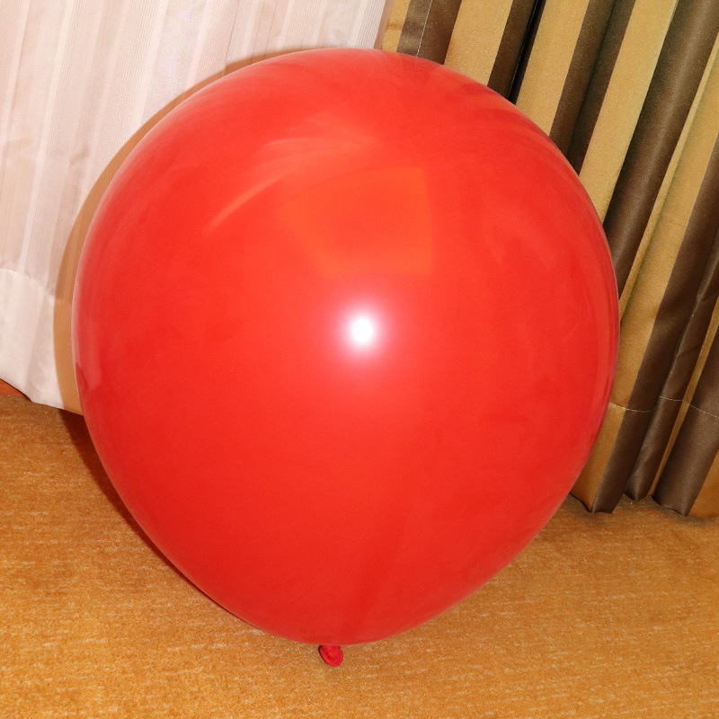 18寸哑光乳胶气球 加厚圆形派对生日庆典婚礼婚房婚庆装饰大气球