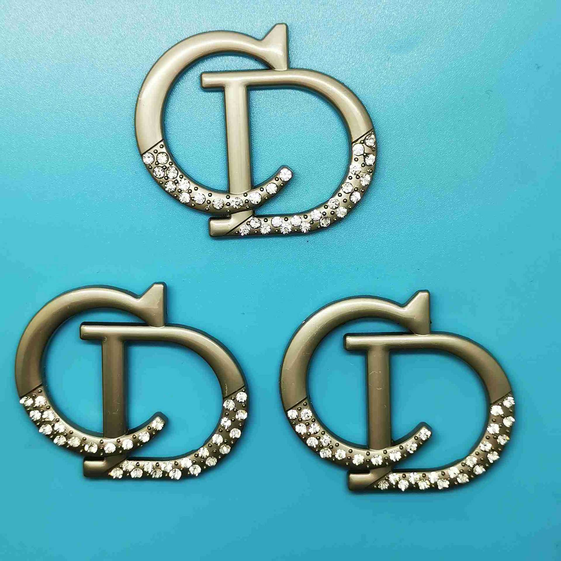 五金装饰扣外套合金镶水钻cd衣裤手缝扣大衣饰扣有眼纽扣服饰扣