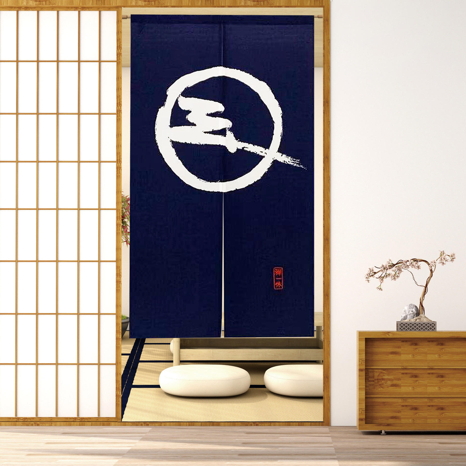 日式布艺门帘 厂家直销量大从优日式传统花型颜色仙动花样繁多