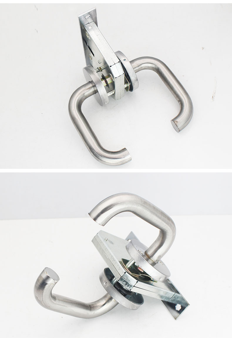 管井锁管道锁消防通道门锁不锈钢把手防火门锁逃生执手锁厂家直销