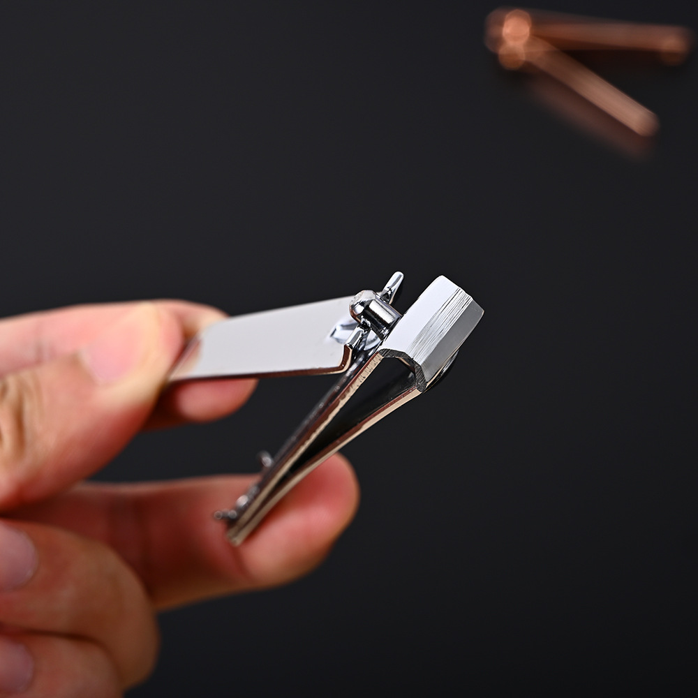 新款剪指甲刀指甲钳家用修脚刀 家用不锈钢单个装指甲剪厂家直供