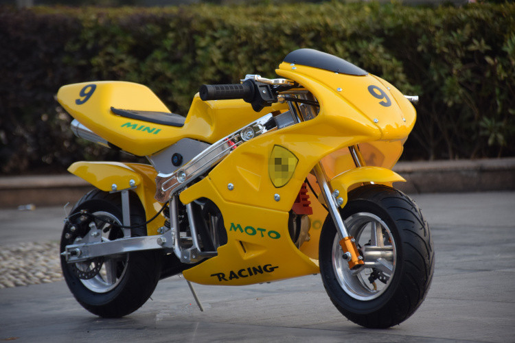 儿童汽油小型摩托车2冲程迷你小跑车公路赛49cc小赛车