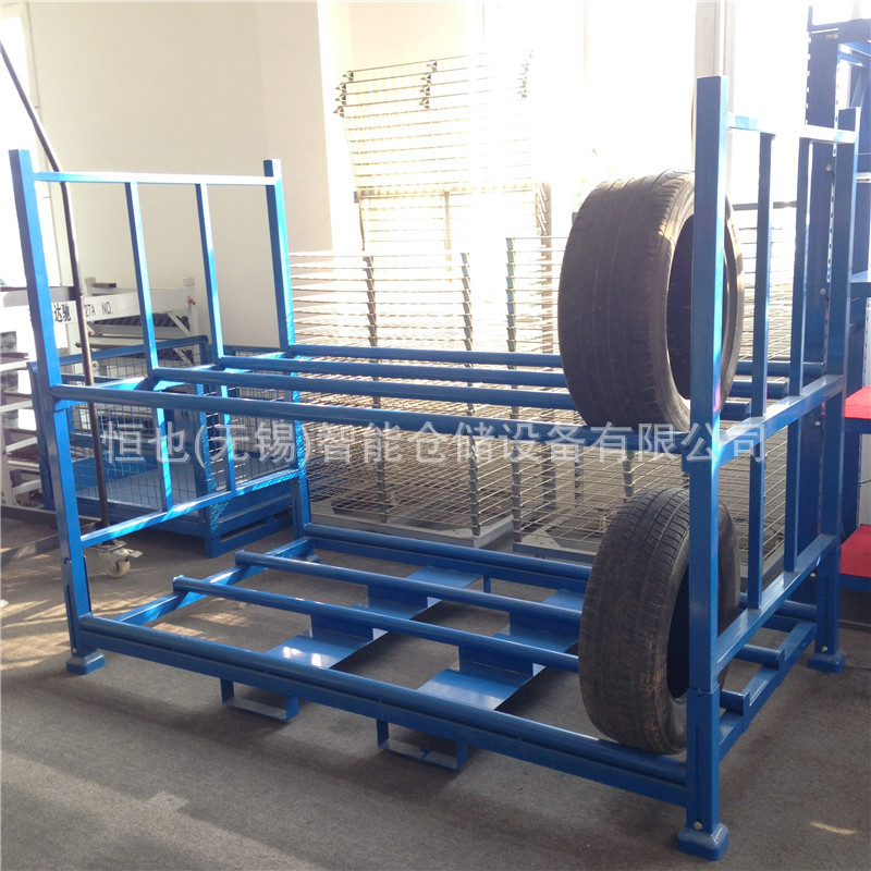 可折叠轮胎架 汽车苏州宁波轮胎货架仓储定制 移动式货架