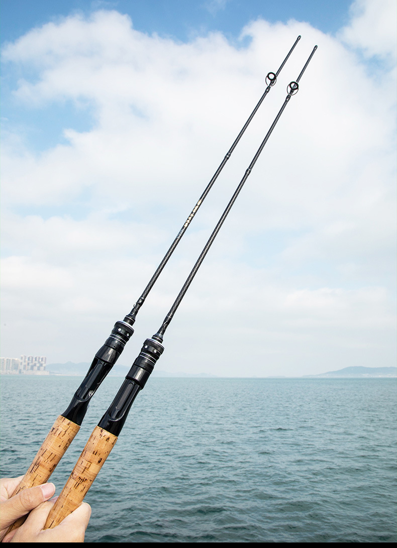 厂家硬碳素实心马口竿ul超软路亚竿套装全套水滴轮微物翘嘴钓