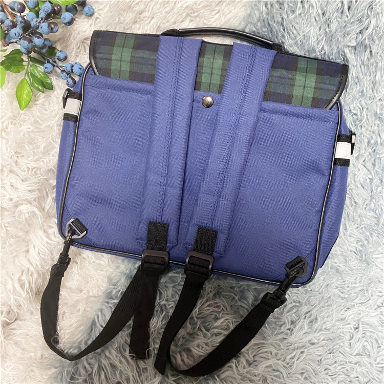 日常校园简约百搭双肩包手提斜挎包dk制服包3way通用jk制服包代发