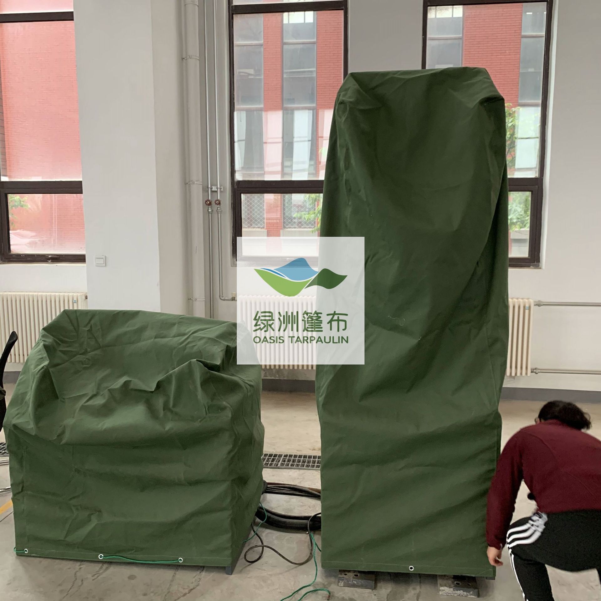 厂家定做有机硅帆布罩子 防雨罩 防尘罩 帆布防护罩 帆布加工