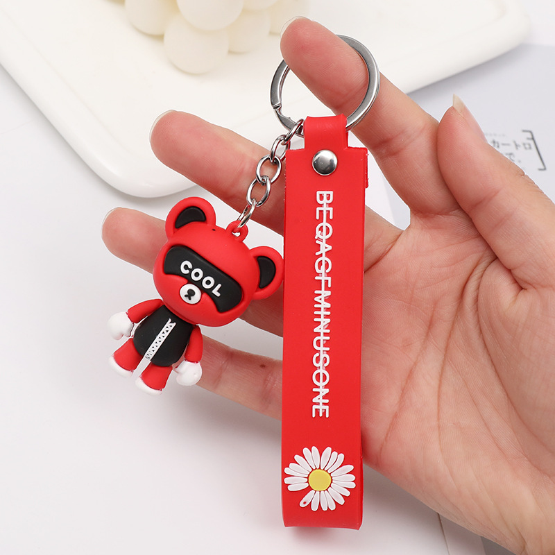 网红情侣钥匙扣ins可爱卡通动漫汽车钥匙挂件韩版包包挂饰礼物女