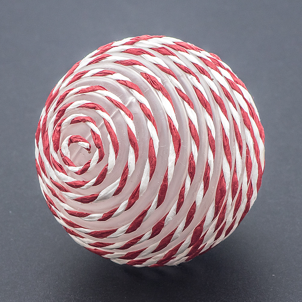 纸强绳球5cm棉线球塑料配件灯串led插件派对婚礼装饰灯棉球灯_台州市