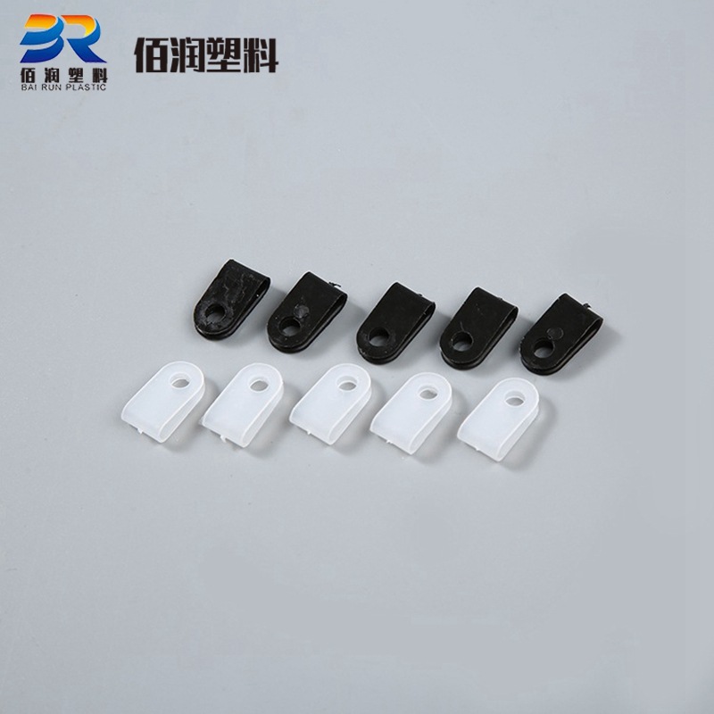 厂家直销r型线夹 全新pe料尼龙塑料u型r形电线电缆固定理线夹3.